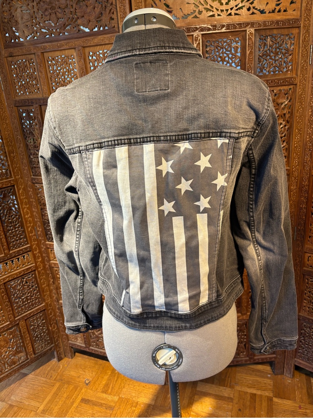 Rock & Republic Washed Black Denim Jacket